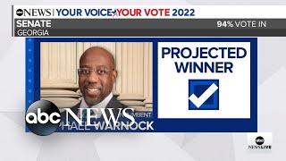 Warnock projected to win Georgia Senate runoff