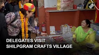 G20 delegates visit Shilpgram Crafts Village in Udaipur screenshot 4