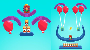 ROPE SLASH ALL LEVELS 3500 LEVELS GAMEPLAY ( ANDROID & IOS )