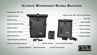 The Riviera - Best Waterproof Backpack - Live on Kickstarter NOW!