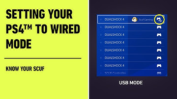 SCUF Controllers: USB Mode on PS4™ | Know Your SCUF