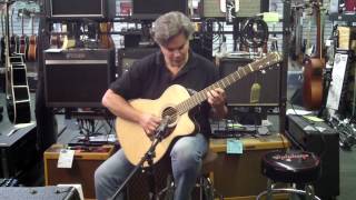 Martin Omcgte Cherry Acousticelectric Guitar Hard Case Usa