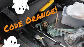 Dumpster Diving | **Code Orange** | Halloween Decor Found! Part 2 and Haul Reveal