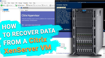 How to Recover Data of a Citrix Hypervisor XenServer Virtual Machine