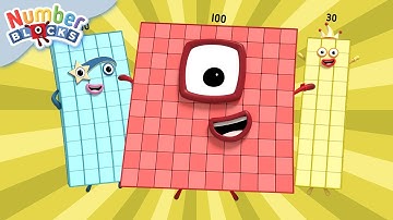 Second Grade Math - Learn To Count! | Numberblocks Compilation | 123 -Numbers Cartoon For Kids