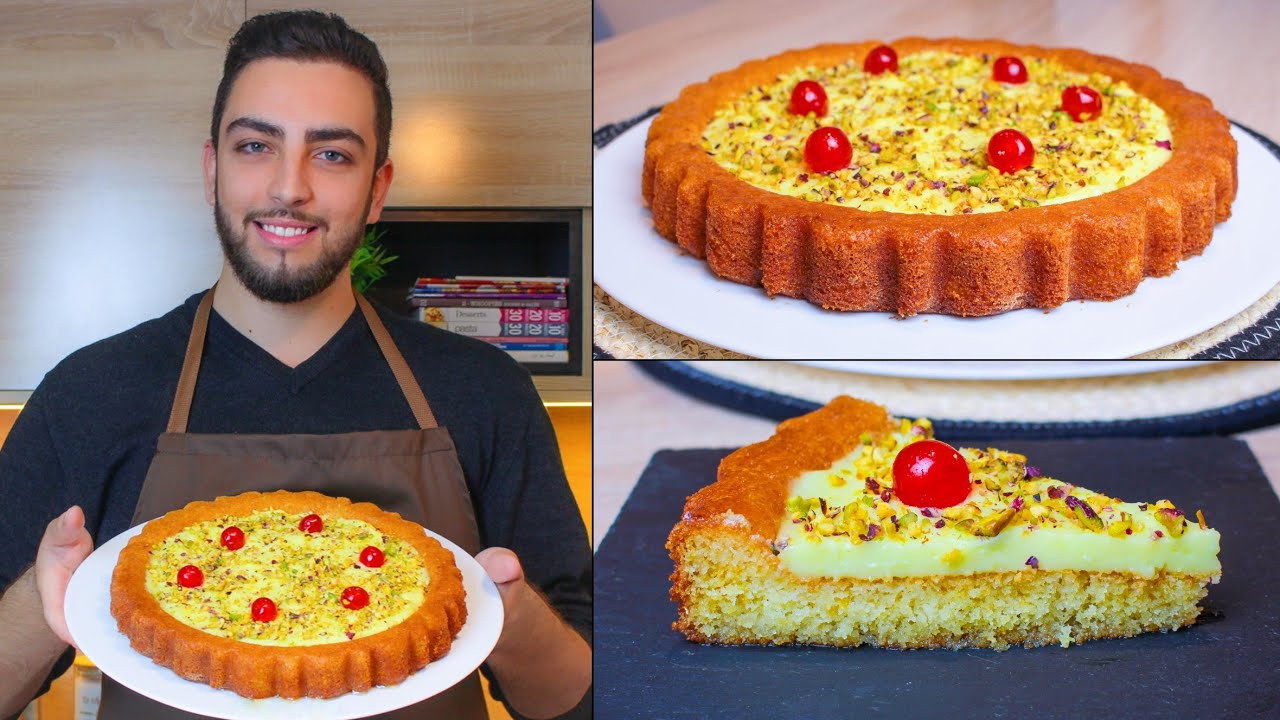 من ألذ الوصفات لي جربتهم 😍 بسبوسة بكريمة الليمون و مشربة و منكهة بالليمون بنننة و انتعاش 🍋😋