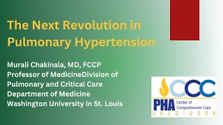 11-16-2023 - The Next Revolution in Pulmonary Hypertension