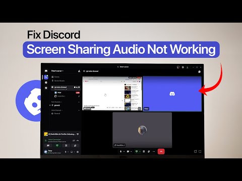 Discord Audio NOT WORKING When Screen Sharing
