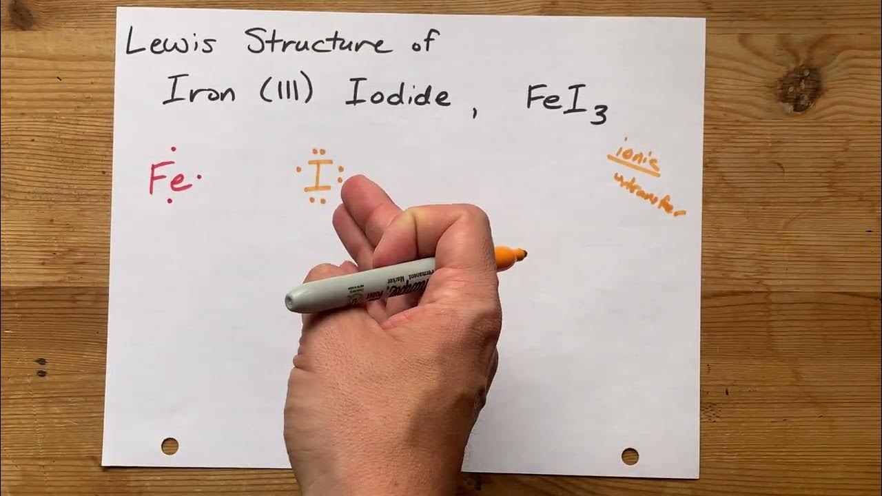 Lewis Structure of Iron (III) Iodide, FeI3 YouTube