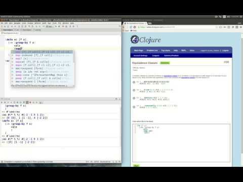 4Clojure Solution to Problem 98 Equivalence Classes