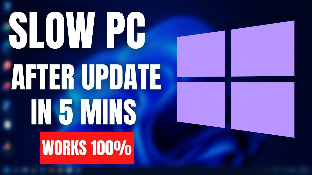 How to Fix Slow Performance Issue After Update in Windows 10/11 (2023