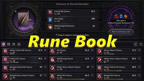 Throne and Liberty : The New Rune Book is So GOOD.