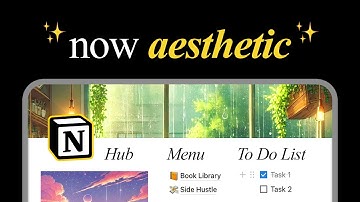 How to make your Notion Aesthetic ✨ (whilst still being Productive) ✨