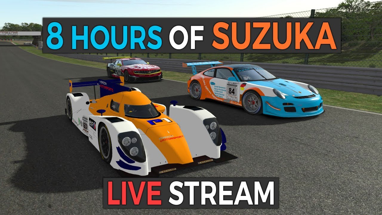 First Live Stream P1g 8 Hours Of Suzuka My Stint Rfactor 2 P1 24 Hour Series Youtube