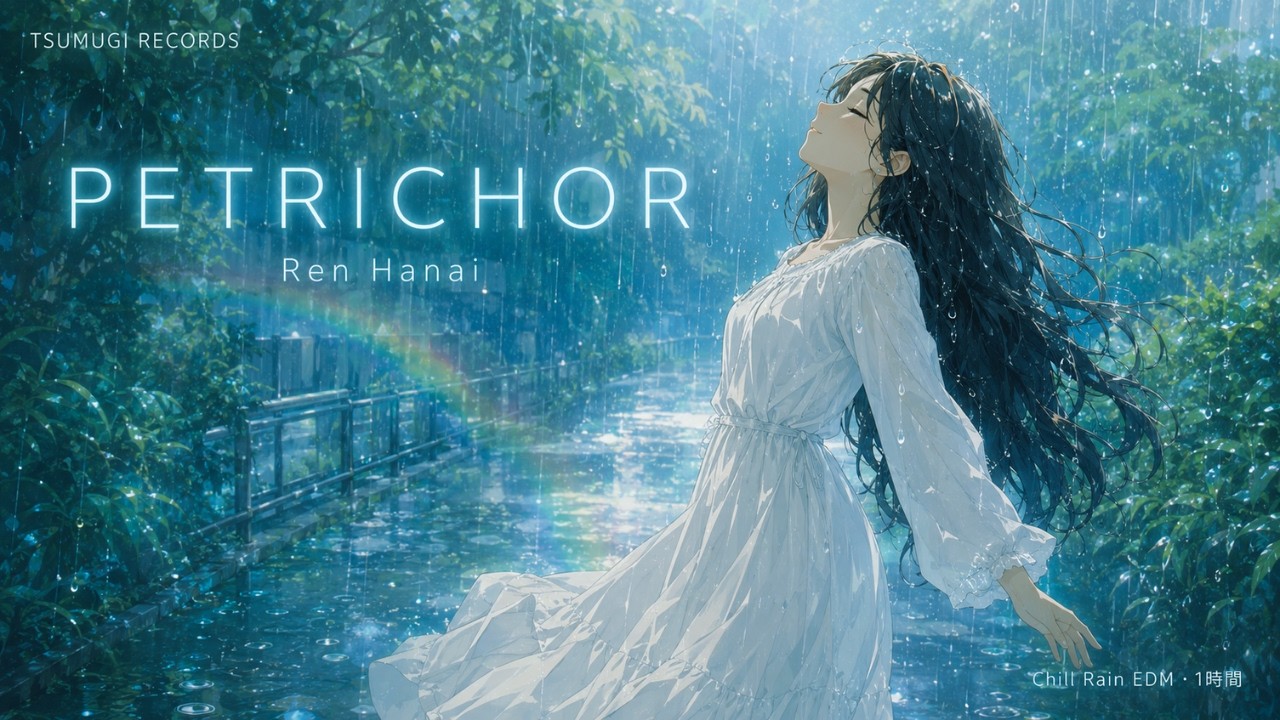 作業用BGM1時間】透明な雨に洗われたい時｜Chill Rain EDM ｜花井蓮