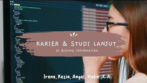 karier & studi lanjut di bidang informatika
