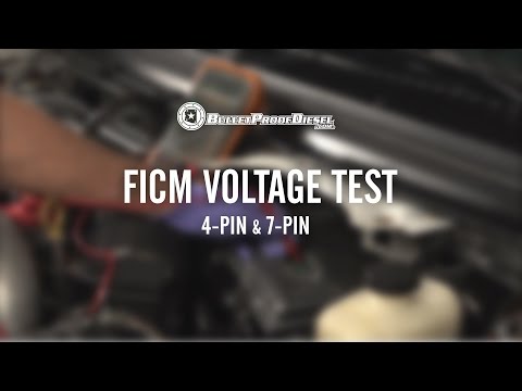 6.0LパワーストロークFICM電圧テスト; 4ピンと7ピン