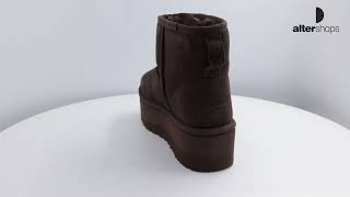 UGG CLASSIC MINI PLATFORM Καφέ σκούρο 1134991 FW25