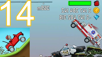 Hill Climb Racing (Modded) - Gameplay Walkthrough Part 14 - Ambulance (iOS, Android)