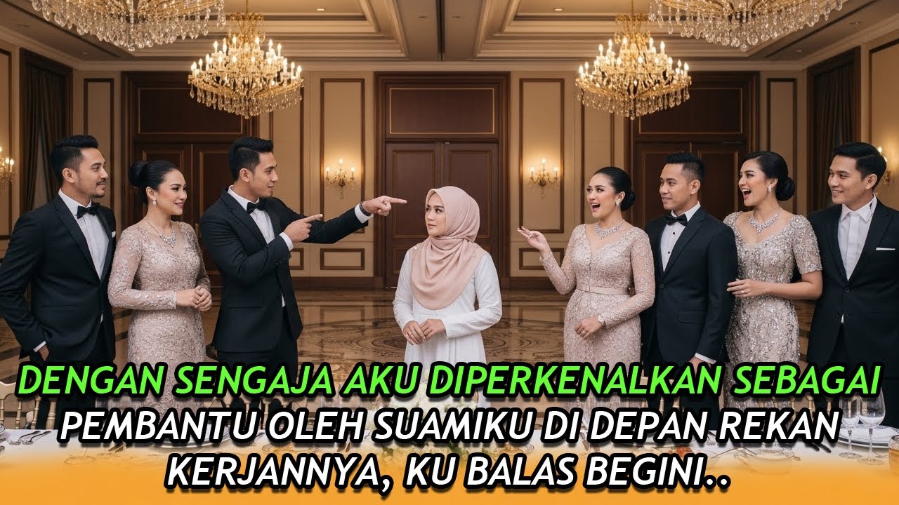 DENGAN SENGAJA AKU DIPERMALUKAN SEBAGAI PEMBANTU OLEH SUAMIKU DIDEPAN REKAN KERJANYA,KU BALAS BEGINI