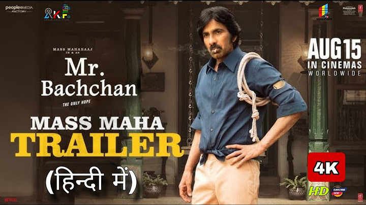 Mr. Bachchan (2024) Official Hindi Trailer | Mr. Bachchan New South Hindi Movie | Arban Studios