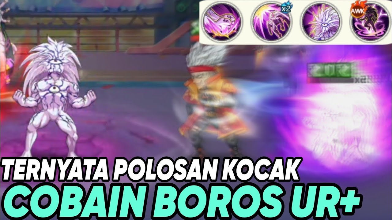 MENCOBA KEKUATAN BOROS UR+ PVP RT🔥APAKAH POLOSAN BOROS CUKUP YA - ONE PUNCH MAN