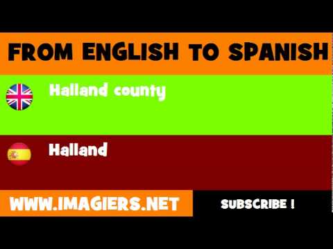 FROM ENGLISH TO SPANISH = Halland county