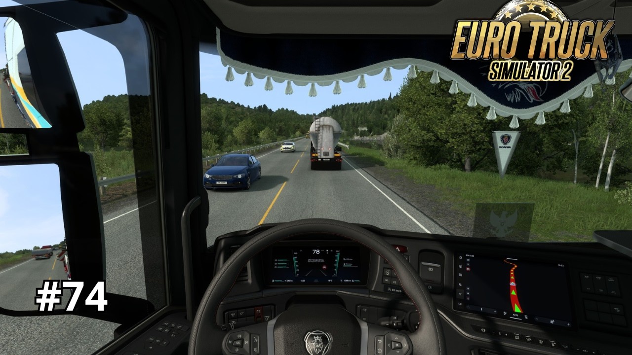 Delivery JCB Tracktor To City Of The Northern Light In Norway | ETS2 No Commentary