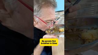 My parents try CHINESE BREAKFAST!