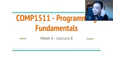 Lecture 8, COMP1511 - Programming Fundamentals 2020 Term 2 (Live Streamed)