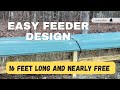 Build this Huge Hay Feeder for you goats and sheep for FREE … or super cheap 😉