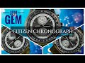 $130 ECO-DRIVE CHRONOGRAPH WITH SAPPHIRE CRYSTAL, 100M WR IS A BUDGET BEAUTY BY CITIZEN CA7030-11E