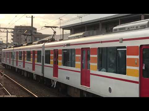 山陽6000系(6002F)普通姫路行き　藤江駅入線