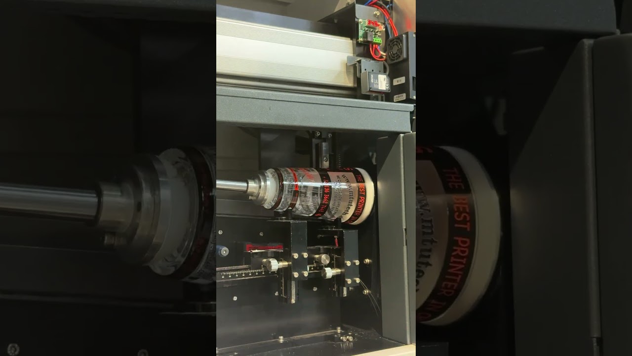 A robust tool for glass cup printing—continuous, precise, and beautiful with every spin!