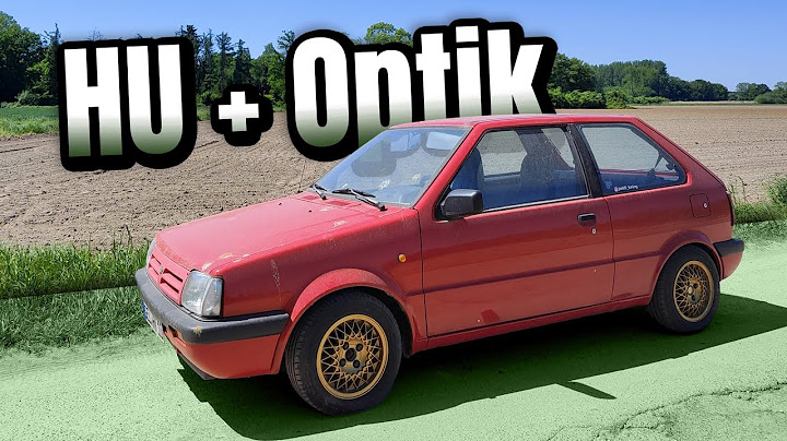 Nissan Micra - optische Veränderung und die HU