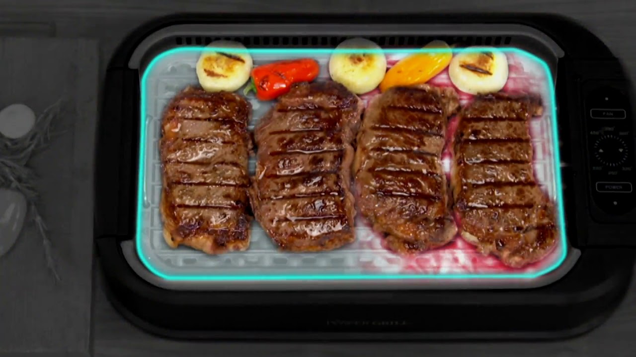 PowerXL Smokeless Indoor Electric Grill Pro w/ Griddle Offer on QVC 