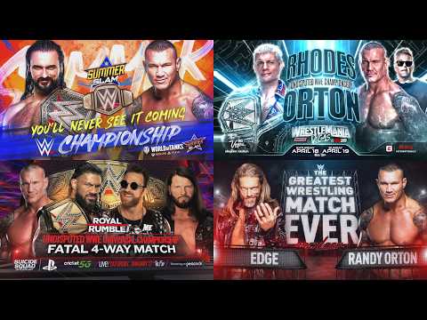 WWE Randy Orton PPV Match Card & Results Compilation (2020-2026) With Title Changes