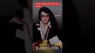 Elvis breaks gift from old man #Elvis #funny #break #toy