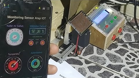 LIVE Pengujian kontrol Buka-tutup atap otomatis IOT Arduino Mega