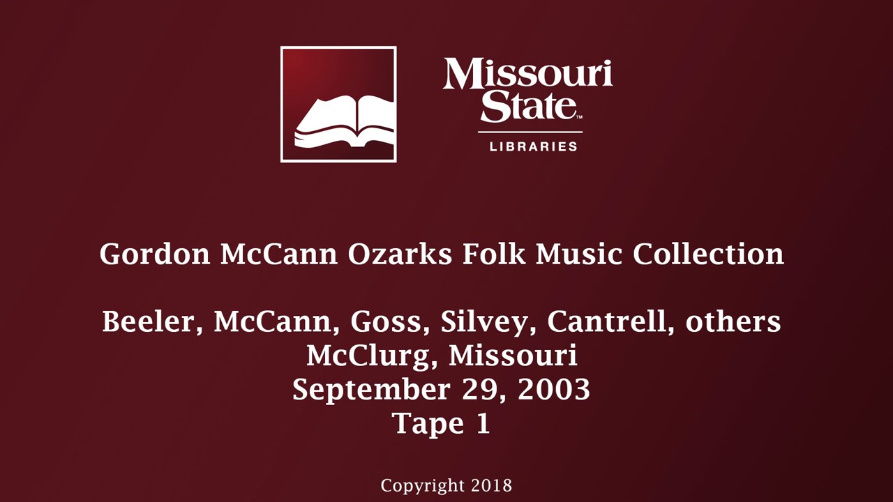 missouri state university springfield McCann: Beeler, McCann, Goss, Silvey, Cantrell, others, September 29, 2003