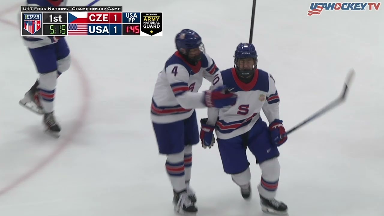 Матч чемпионата четырёх наций среди команд до 17 лет — лучшие моменты сборной США против Чехии 8....