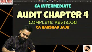 Chapter 4 || Risk Assessment And Internal Control || CA INTER AUDIT CHAPTER 4 || CA HARSHAD JAJU