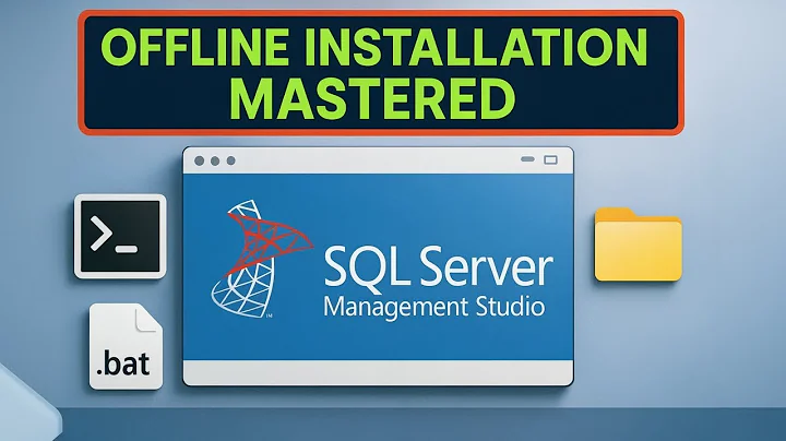 How To Create an Offline Installation of SQL Server Management Studio