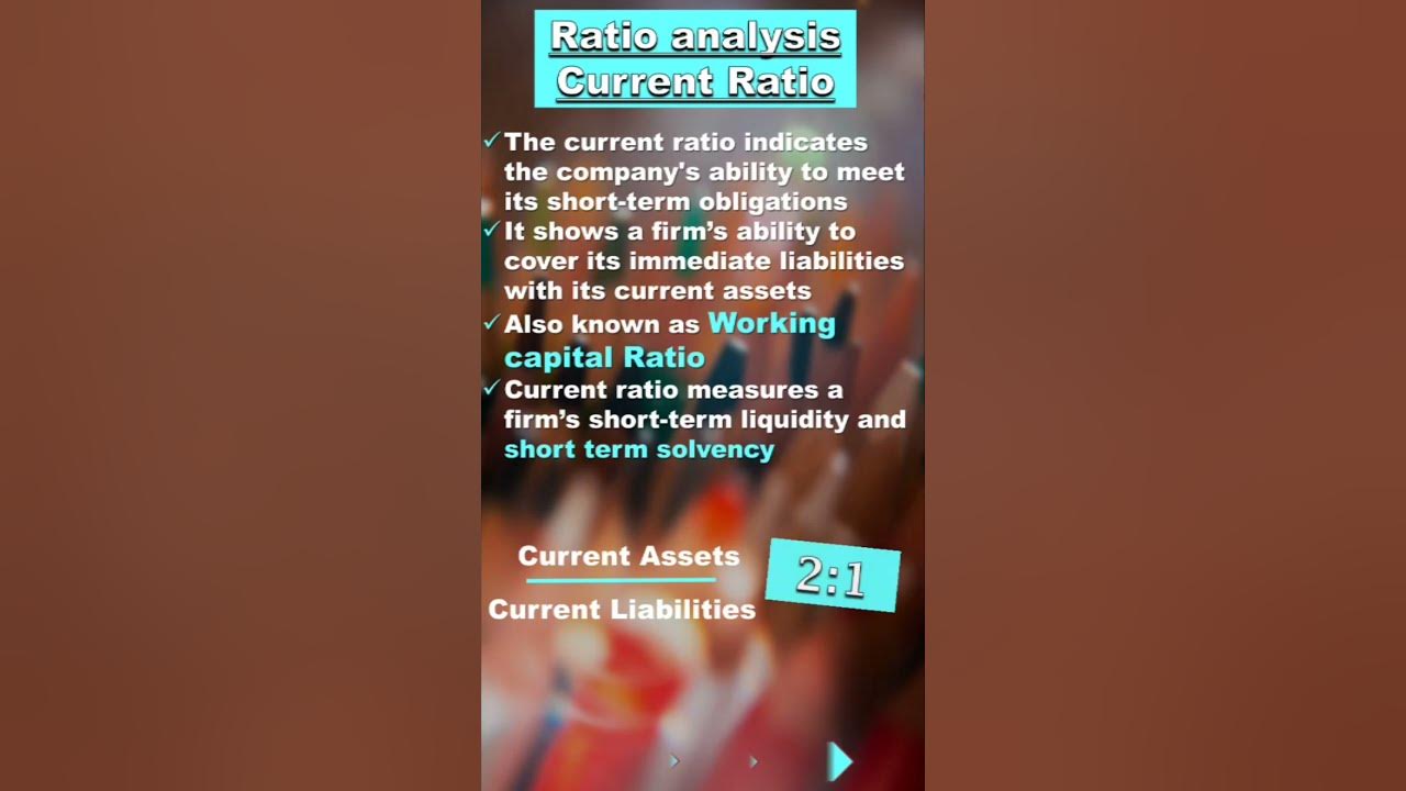 What is current ratio current ratio formula ideal current ratio 
