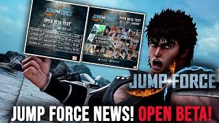 Jump Force News!!! Open Beta Release Date details, Characters, Stages!!!