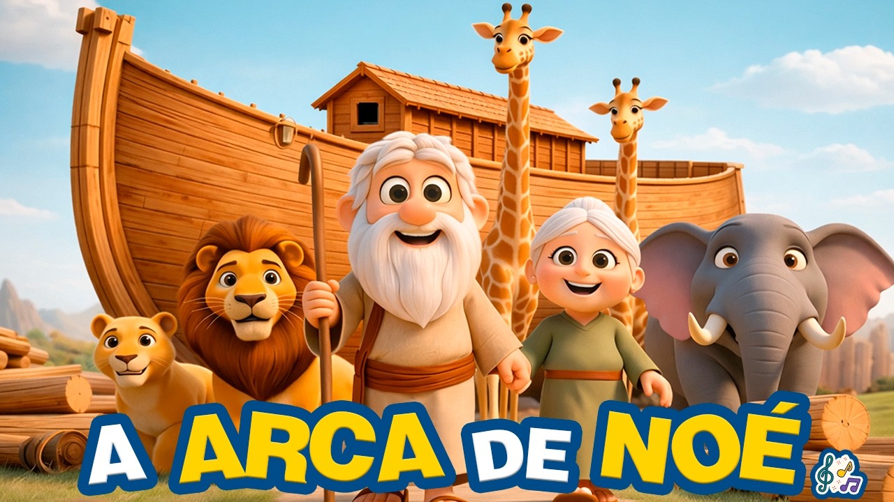 Arca de Noé | Música Infantil Bíblica para Crianças - Pequenos do Reino