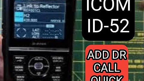 DSTAR, QUICK SELECT PREVIOUS CALL SIGN DIRECT CHAT