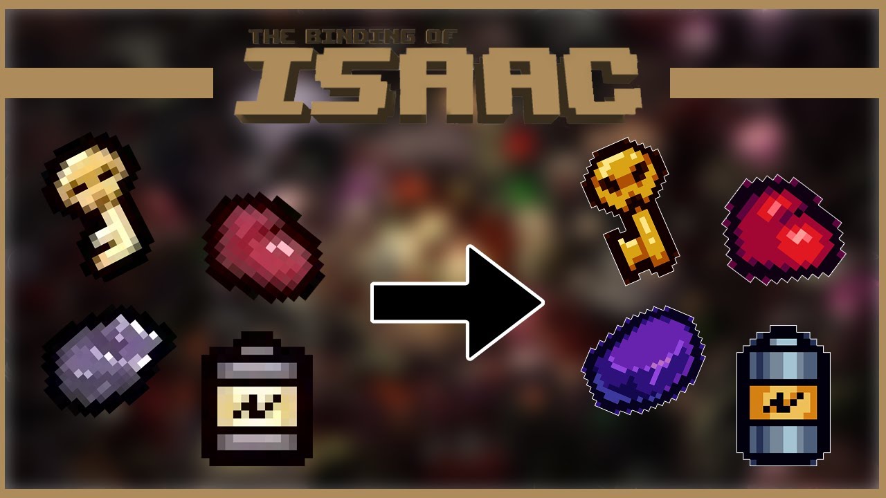 Pixel Art Timelapse | Binding Of Isaac Pickup Resprites #1 - YouTube