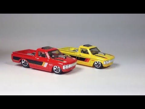 hot wheels custom 72 chevy luv green