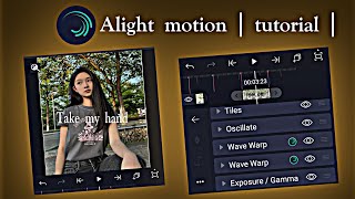 Take my hand || alight motion | TUTORIAL | screenshot 2
